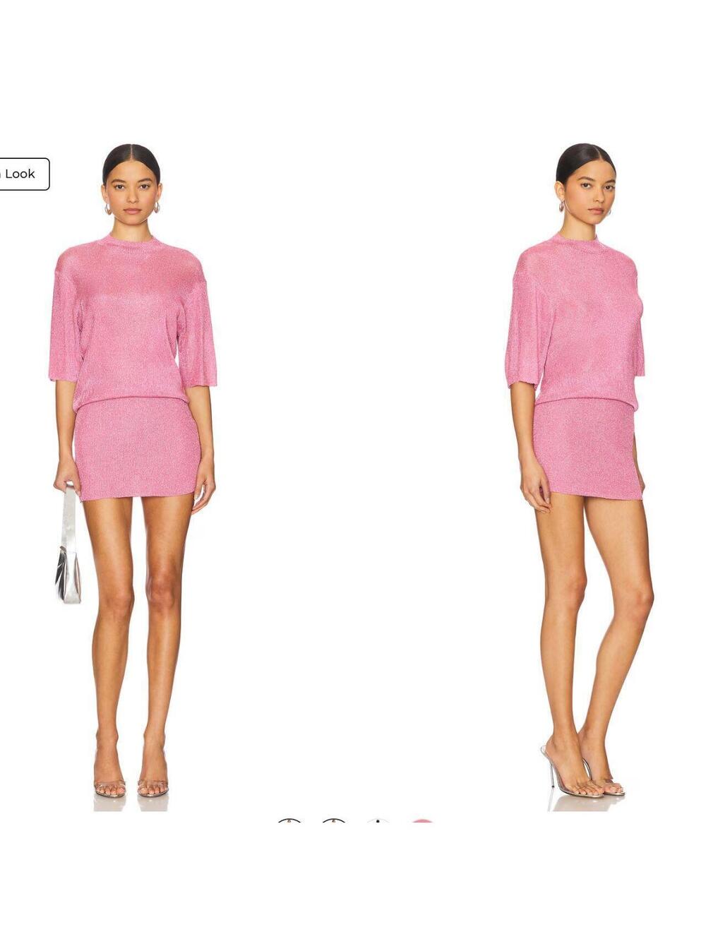 SER.O.YA Rae Metallic Mini Dress - Picture 5 of 8